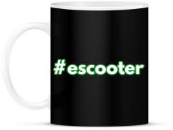 printfashion #escooter - Bögre - Fekete (13822770)