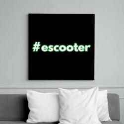 printfashion #escooter - Vászonkép - Fekete (13823049)