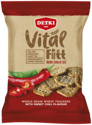 DETKI Vitál Fitt teljes kiörlésű kréker édes chilis 100 g