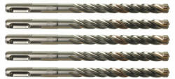 Milwaukee 12 x 110 x 160 mm SDS-Plus négyélű fúrószár 5 db (4932478537)