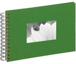 PAGNA 24x17cm fehér lapos spirálos zöld fotóalbum (P1210917) - tobuy