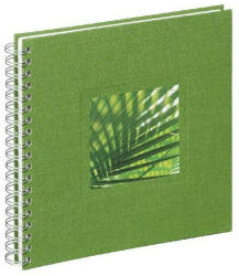 PAGNA Nature Palm 24x25cm szövet spirálos zöld fotóalbum (P1219017) - tobuy