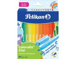 Pelikan Set carioci Colorella Star C302, varf 0.8 mm, 30 culori/set, Pelikan 822336