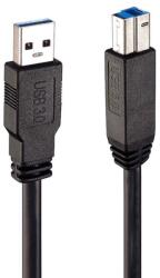 Lindy Кабел Lindy 43098, от USB Type A(м) към USB Type B(м), 10m, черен (LNY-43098)