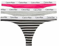 Calvin Klein 3 PACK - női tanga PLUS SIZE QD3800E-658 (Méret 3XL)
