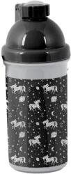 PASO Paso, sticla de apa, unicorn, 500 ml, negru