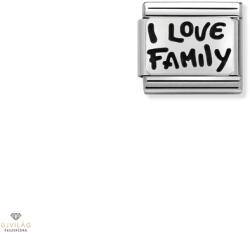 NOMINATION "I Love Family" charm - 330102-34