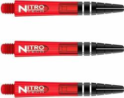 Red Dragon Nitrotech Red short Shafts Red 3, 6 cm Darts szár