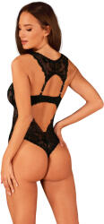 Obsessive Donna Dream Crotchless Teddy Black M/L