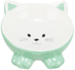TRIXIE Kerámia tál macskafej formájú 0.15l/14cm (24807)