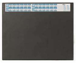 DURABLE Könyökalátét, 65x52 cm, éves kalendárral, DURABLE, áttetszõ