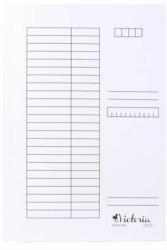 Victoria Pólyás dosszié, karton, A4, VICTORIA OFFICE, fehér (25 db) (IDPI01)