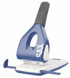 ICO Lyukasztó, nagyteljesítményű, kétlyukú, 65 lap, SAX "Design 618", kék (ISA618K) - pritone