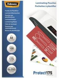 Fellowes Meleglamináló fólia, 175 mikron, A4, fényes, 100 db, FELLOWES (100 db) (IFW53087)