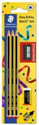 STAEDTLER Grafitceruza, HB, hatszögletű, hegyezõvel és radírral, STAEDTLER "Noris" (5 db) (TS120SBK3P1)