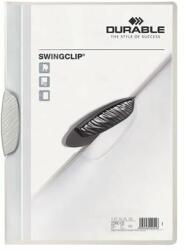 DURABLE Gyorsfűzõ, klipes, A4, DURABLE "Swingclip® 30", fehér (DB226002) - pritone