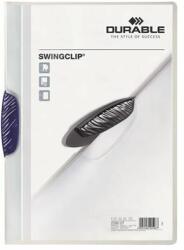 DURABLE Gyorsfűzõ, klipes, A4, DURABLE "Swingclip® 30", sötétkék (DB226007) - tonerprint