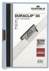 DURABLE Gyorsfűzõ, klipes, A4, DURABLE "DURACLIP® 30", kék (DB220006) - tonerprint
