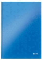 Leitz Beíró, A4, kockás, 80 lap, keményfedeles, LEITZ "Wow", kék - tonerprint