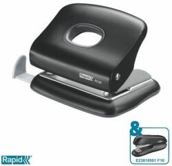 RAPID Lyukasztó, kétlyukú, 20 lap, RAPID "FC20", fekete (E23256400) - pritone
