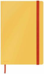 Leitz Beíró, B5, vonalas, 80 lap, keményfedeles, LEITZ "Cosy Soft Touch", melegsárga (E44830019) - tonerprint