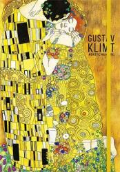 Shkolyaryk Publishing House Skiccfüzet, A5, pontrácsos, 80 lap, keményfedeles, SHKOLYARYK, "Klimt&Van Gogh", vegyes