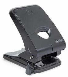 Rapesco Lyukasztó, kétlyukú, 50 lap, könnyített lyukasztás, RAPESCO "X5", fekete (IR1233) - tonerprint