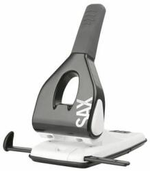 ICO Lyukasztó, nagyteljesítményű, kétlyukú, 65 lap, SAX "Design 618", fekete (ISA618FK) - pritone