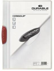 DURABLE Gyorsfűzõ, klipes, A4, DURABLE "Swingclip® 30", piros (DB226003) - tonerprint