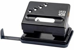 ICO Lyukasztó, kétlyukú, 30 lap, SAX "408", fekete (ISA408FK) - pritone