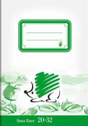 ICO Füzet, tűzött, A5, sima, 32 lap, ICO "Süni (TICSU2032) - tonerprint