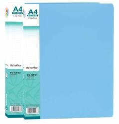 FlexOffice Villámzáras mappa, PP, A4, FLEXOFFICE "FO-CF02", kék (FOCF02K) - pritone