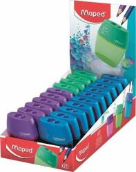 Maped Hegyezõ display, kétlyukú, tartályos, MAPED "Shaker", vegyes színek (20 db) (IMA534755)