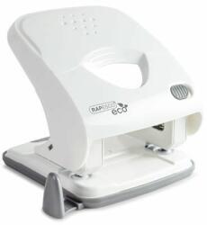 Rapesco Lyukasztó, kétlyukú, 40 lap, könnyített lyukasztás, antibakteriális, RAPESCO "ECO X5", fehér (IR1526) - pritone