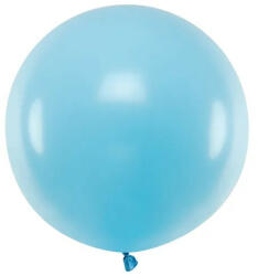 Partydeco Lufi 24" (60cm-es) léggömb, Pasztell Világoskék (LUFI410583)