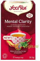 YOGI TEA Ceai de Plante si Condimente Mental Clarity Ecologic/Bio 17pliculete