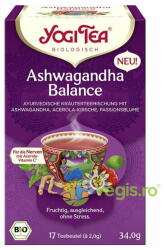 YOGI TEA Ceai de Plante si Condimente Ashwagandha Balance Ecologic/Bio 17 pliculete