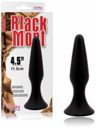 Orion Black Mont - Dop anal, negru, 12.5 cm