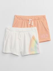 GAP Pantaloni scurți 2 buc pentru copii GAP | Alb | Fete | XS - bibloo - 217,00 RON