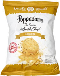 Uncle Saba's Poppadoms Lencse Chips 50 g