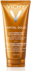 Capital Soleil Lapte hidratant autobrozant pentru fata si corp, 100 ml, Capital Soleil, Vichy