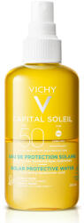 Capital Soleil Apa cu protectie solara SPF 50, cu acid hialuronic, pentru fata si corp, 200 ml, Capital Soleil, Vichy