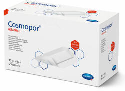 Cosmopor E Plasture steril cu corp absorbant si margini autoadezive, 15 x 8cm, 25 plasturi, Cosmopor