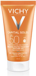 Capital Soleil Emulsie matifianta cu protectie solara SPF 50+ pentru fata, cu efect anti-stralucire pentru ten gras-mixt, 50 ml, Capital soleil, Vichy