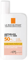 Anthelios Fluid colorat cu protectie solara SPF 50+, pentru fata, textura ultra-fluida pentru ten sensibil, 50 ml, Anthelios, La Roche Posay