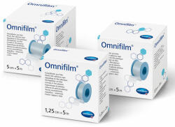 HARTMANN Plasture hipoalergen pe suport de folie transparenta poroasa Omnifilm (900435), 5cmx5m, Hartmann - minifarmonline