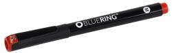 BLUERING Rostirón, tűfilc alkoholos 1mm, OHP Bluering® M piros (BR200308) - irodaitermekek