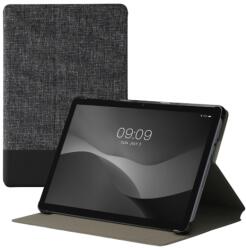 kwmobile Book Cover kwmobile pentru Huawei MatePad SE , Textil, Gri/Negru, 58774.02 (58774.02)