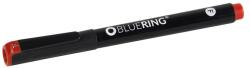 BLUERING Rostirón, tűfilc alkoholos 0, 5mm, OHP Bluering® F piros (BR895479) - irodaitermekek