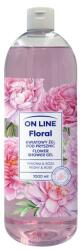 On Line Gel de duș Peony & Rose - On Line Floral Flower Shower Gel Peony & Rose 500 ml